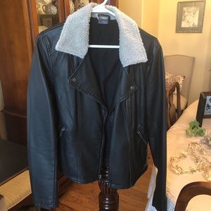 Faux Leather Jacket
